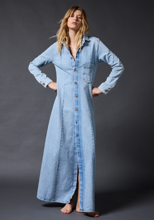 MARINA SLIM LONG DRESS (XXS)
